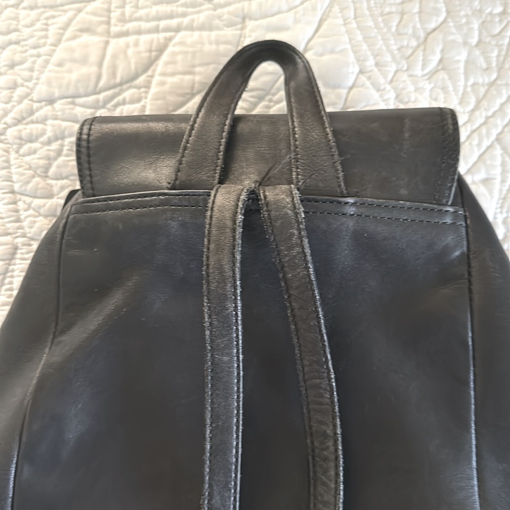 COACH Vintage 90’s Y2K Hampton Legacy Backpack Black - Picture 6 of 11